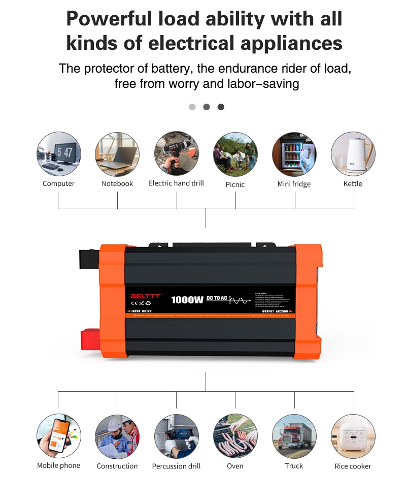 1500W pure sine wave inverter BAP1500