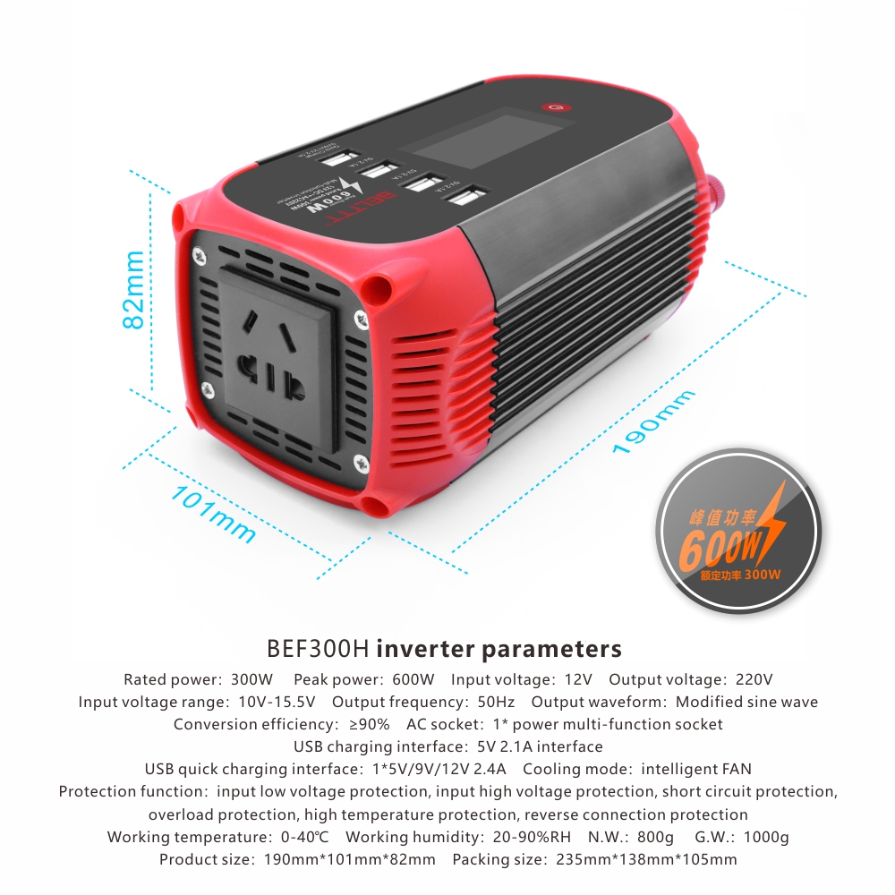 BELTTT 300W car inverter