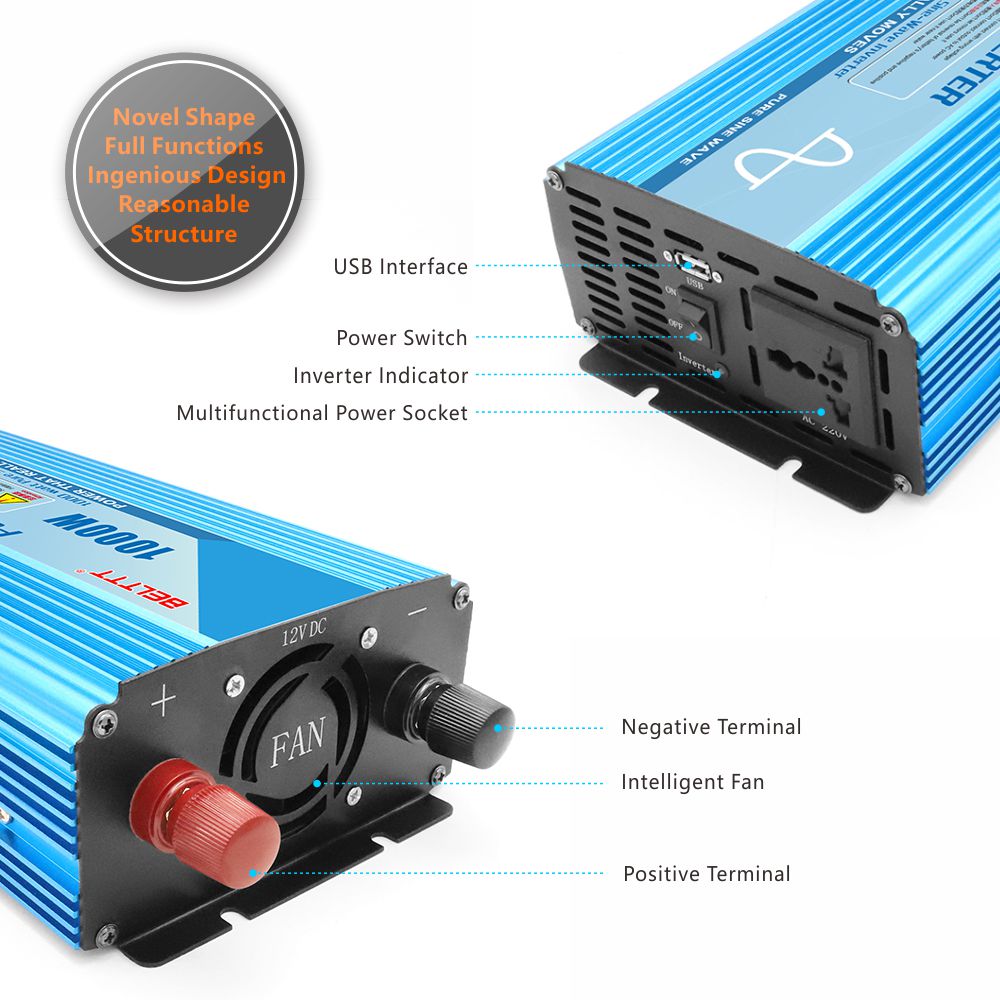 BELTTT 1000W pure sine wave inverter