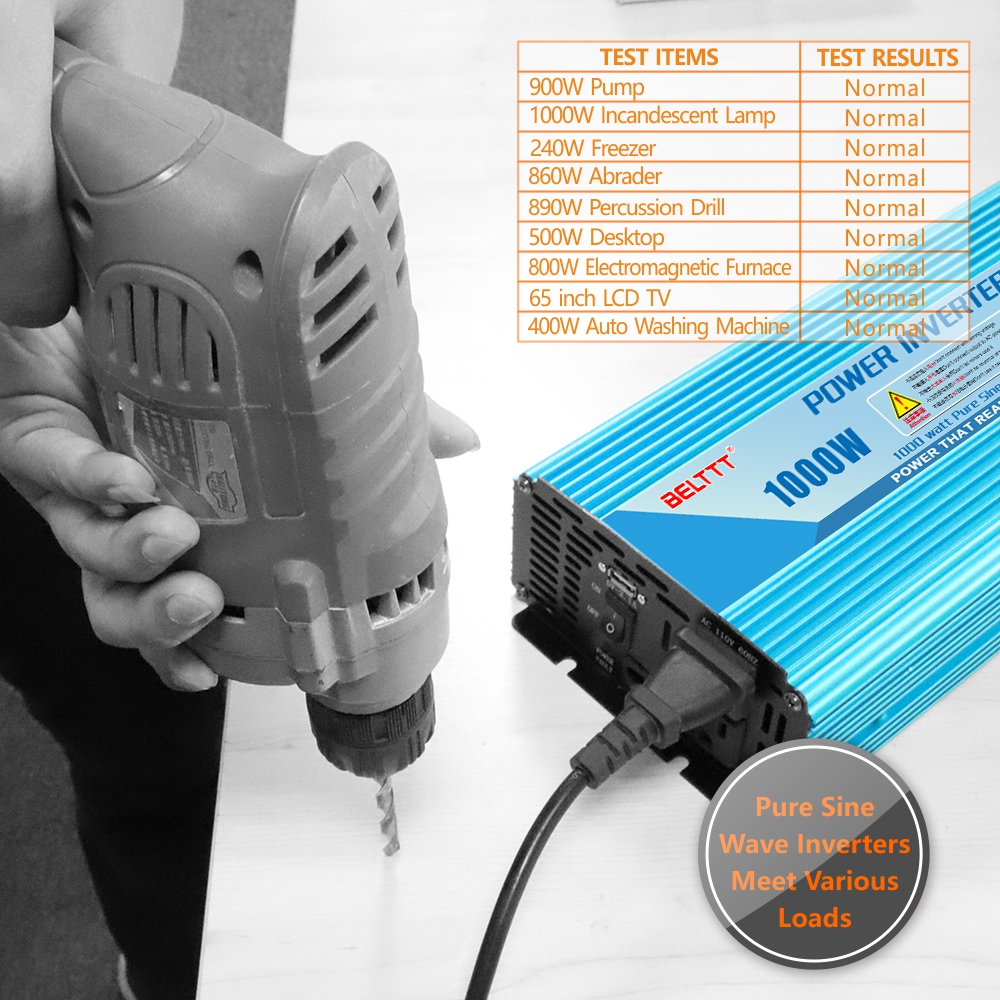 BELTTT 1000W pure sine wave inverter