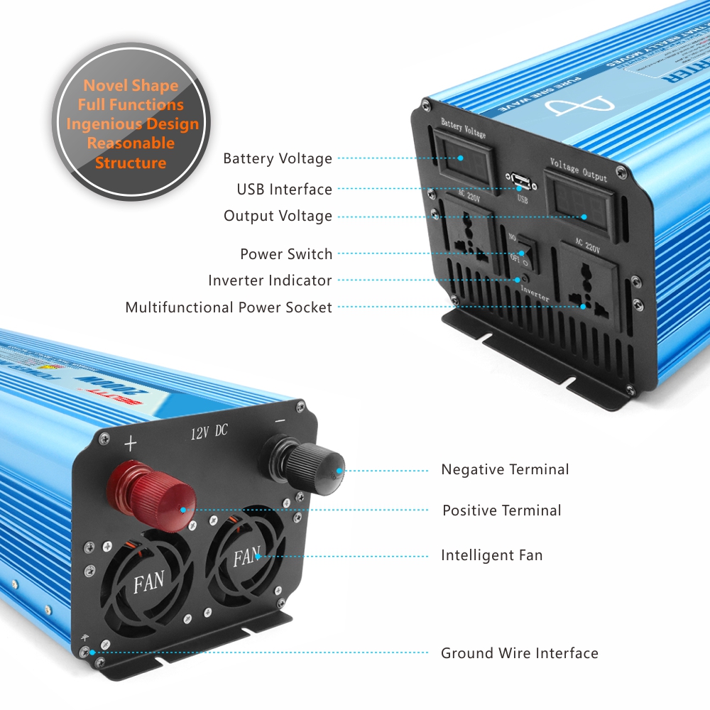 BELTTT 2000W pure sine wave inverter