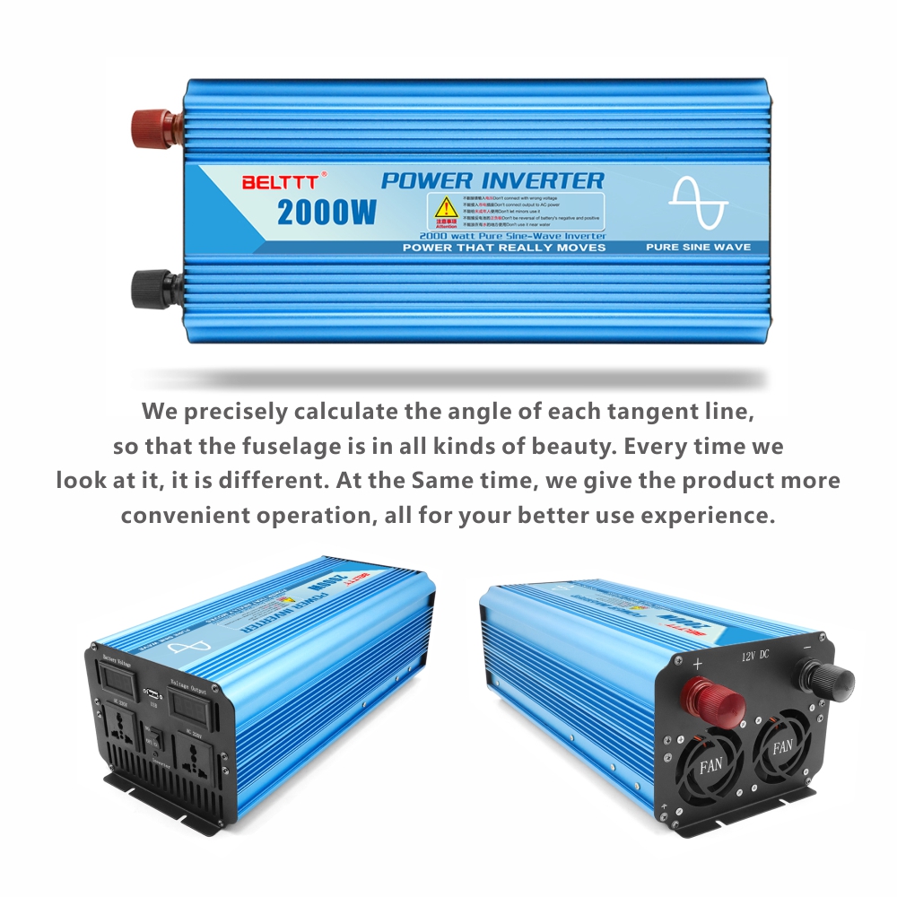 BELTTT 2000W pure sine wave inverter