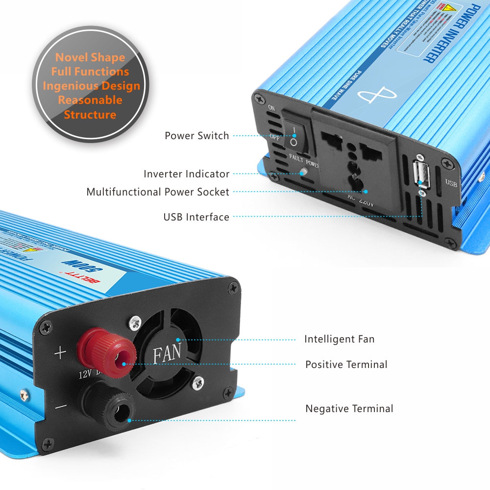 BELTTT 500W pure sine wave inverter