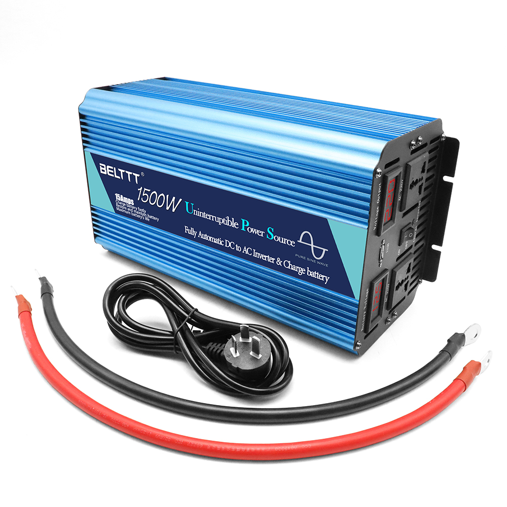 BELTTT 1500W UPS Inversor de onda senoidal pura