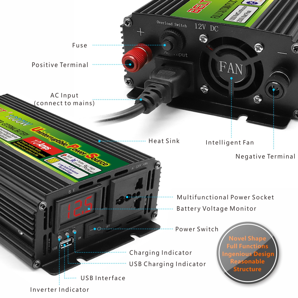 BELTTT 1000W ups inverter