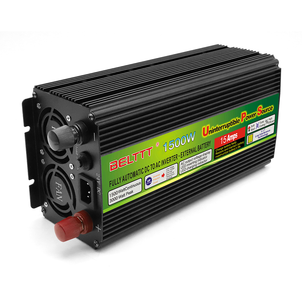 BELTTT 1500W UPS Inversor modificado de la onda sinusoidal 