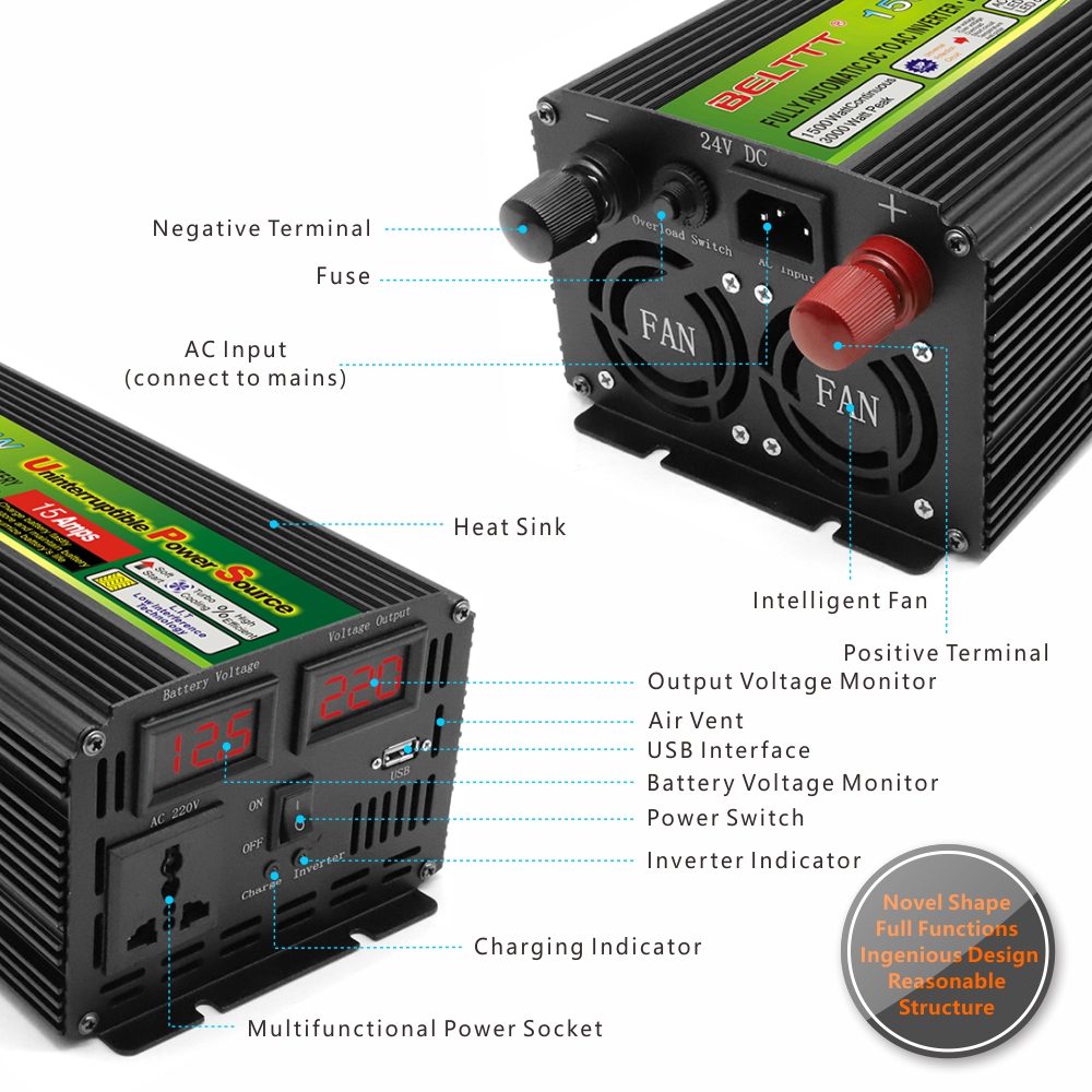 BELTTT 1500W ups inverter