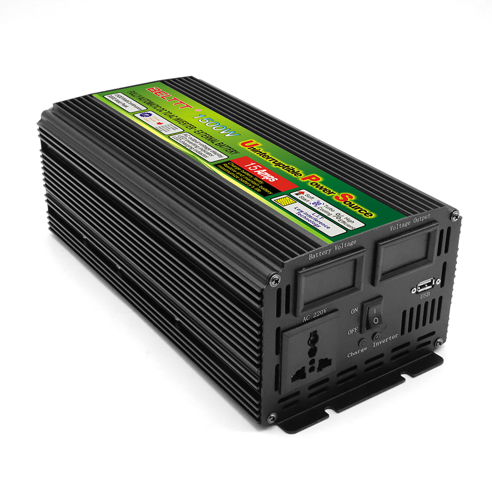 BELTTT 1500W UPS Inversor modificado de la onda sinusoidal 