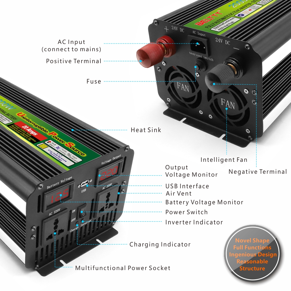 BELTTT 2000W ups inverter