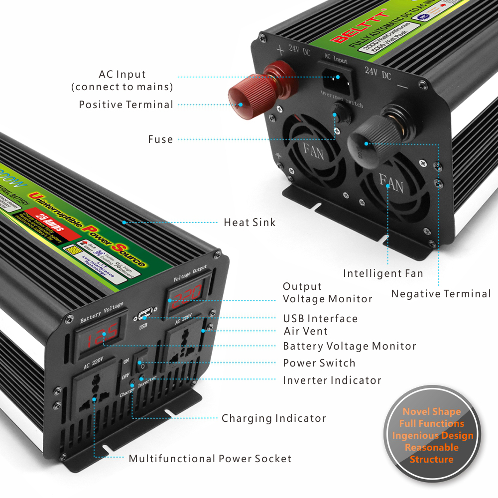 BELTTT 3000W ups inverter