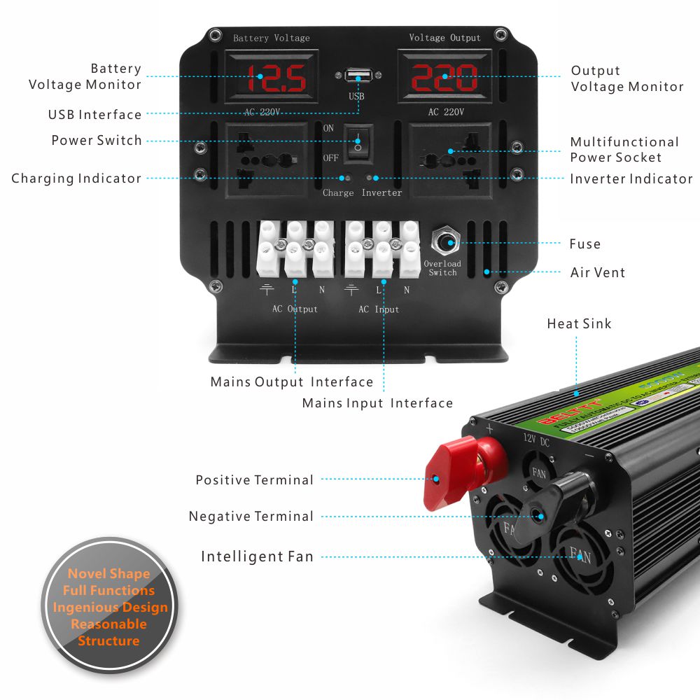 BELTTT 5000W ups inverter